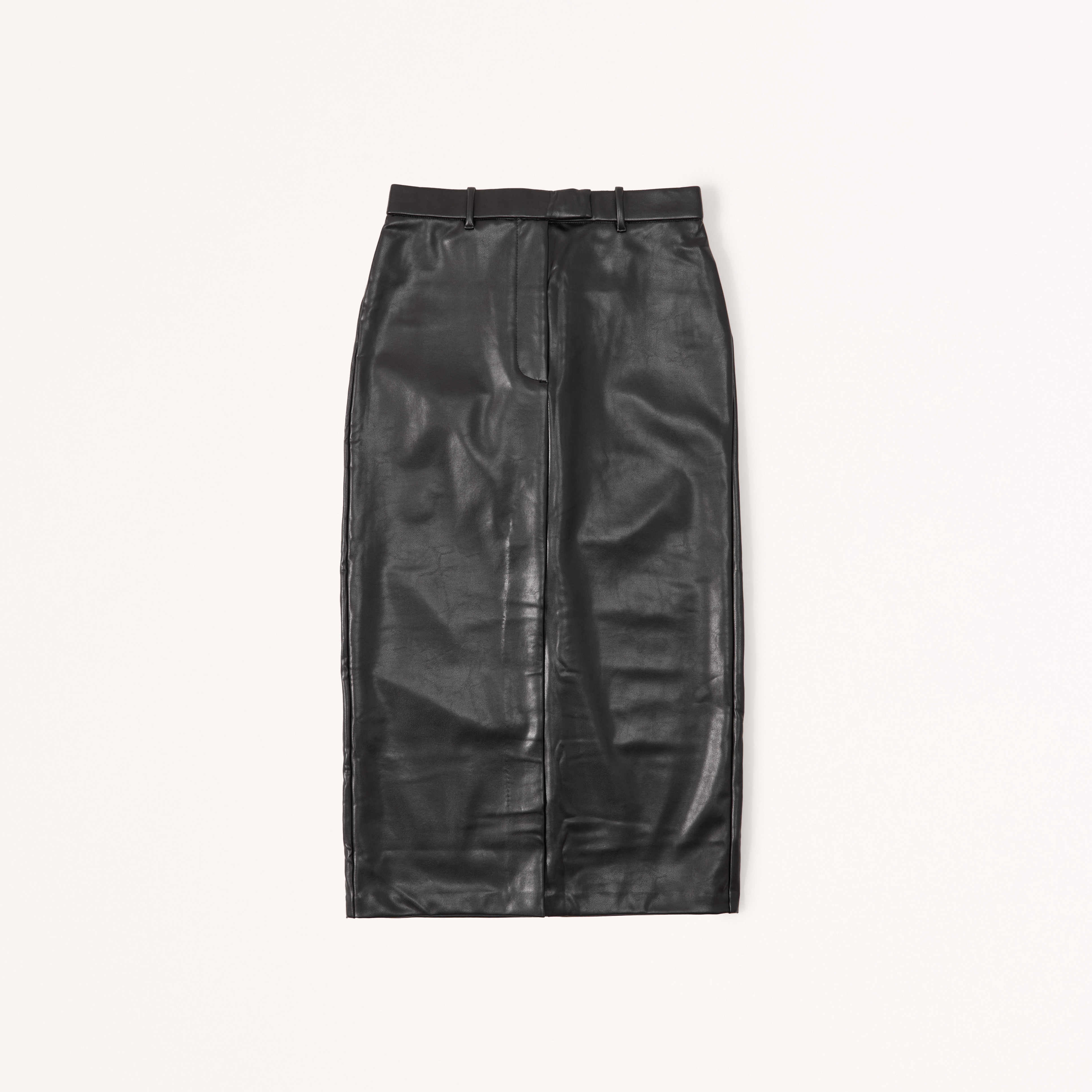 Black leather pencil outlet skirt 7 little words