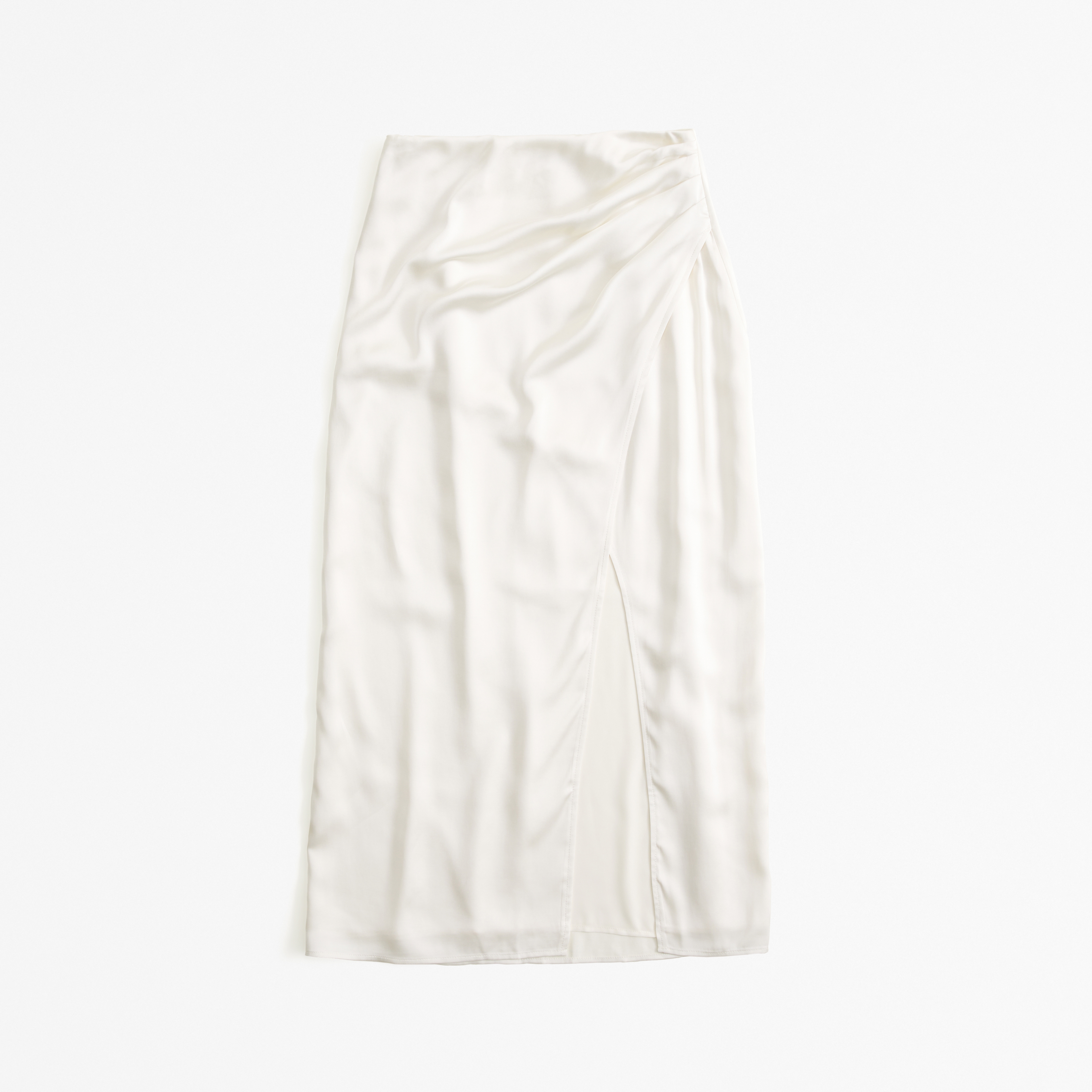 Women's Draped Satin Maxi Skirt | Women's Clearance