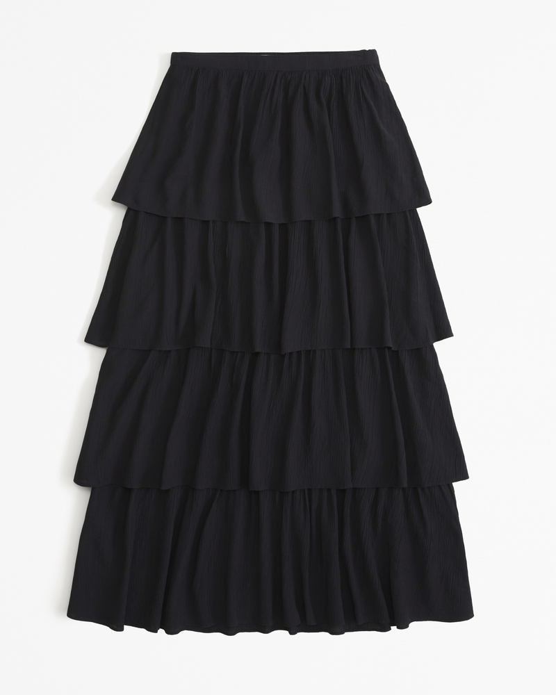 Textured Pleated Maxi Slip Skirt, M&S Collection