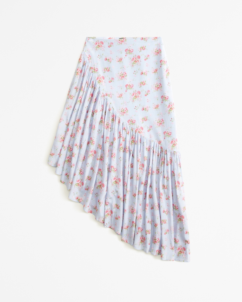 Cotton maxi outlet skirt zipper