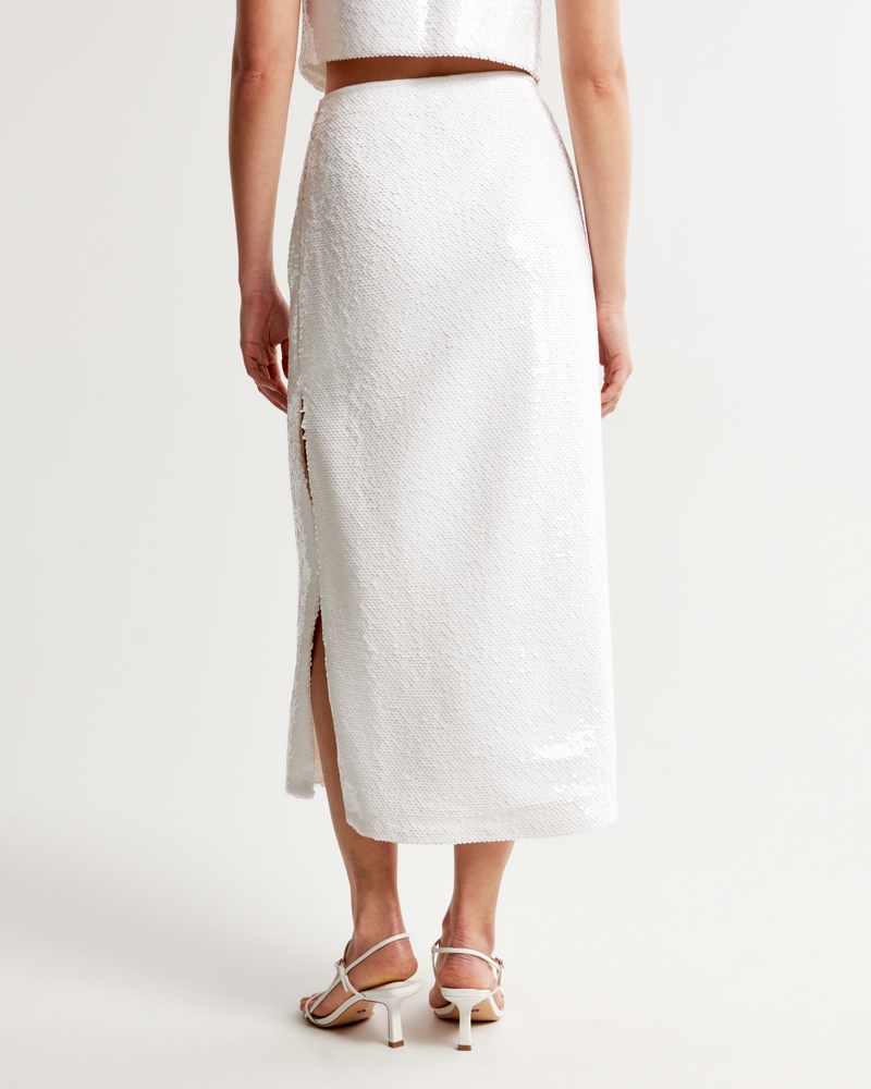 Sequin Maxi Skirt