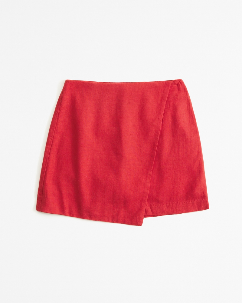 Women Loose Long Linen Skirt 4089