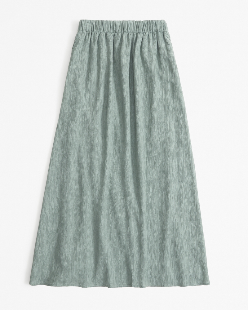 Women's Crinkle Flowy Maxi Skirt | Women's Clearance