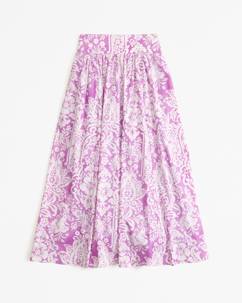 Women's Pattern Mixed Poplin Tiered Maxi Skirt | Women's Women's Pattern Mixed Poplin Tiered Maxi Skirt | Women's