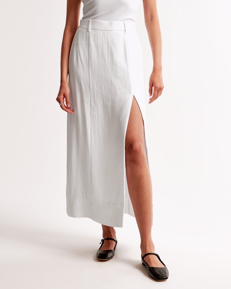 Tailored Maxi Skirt