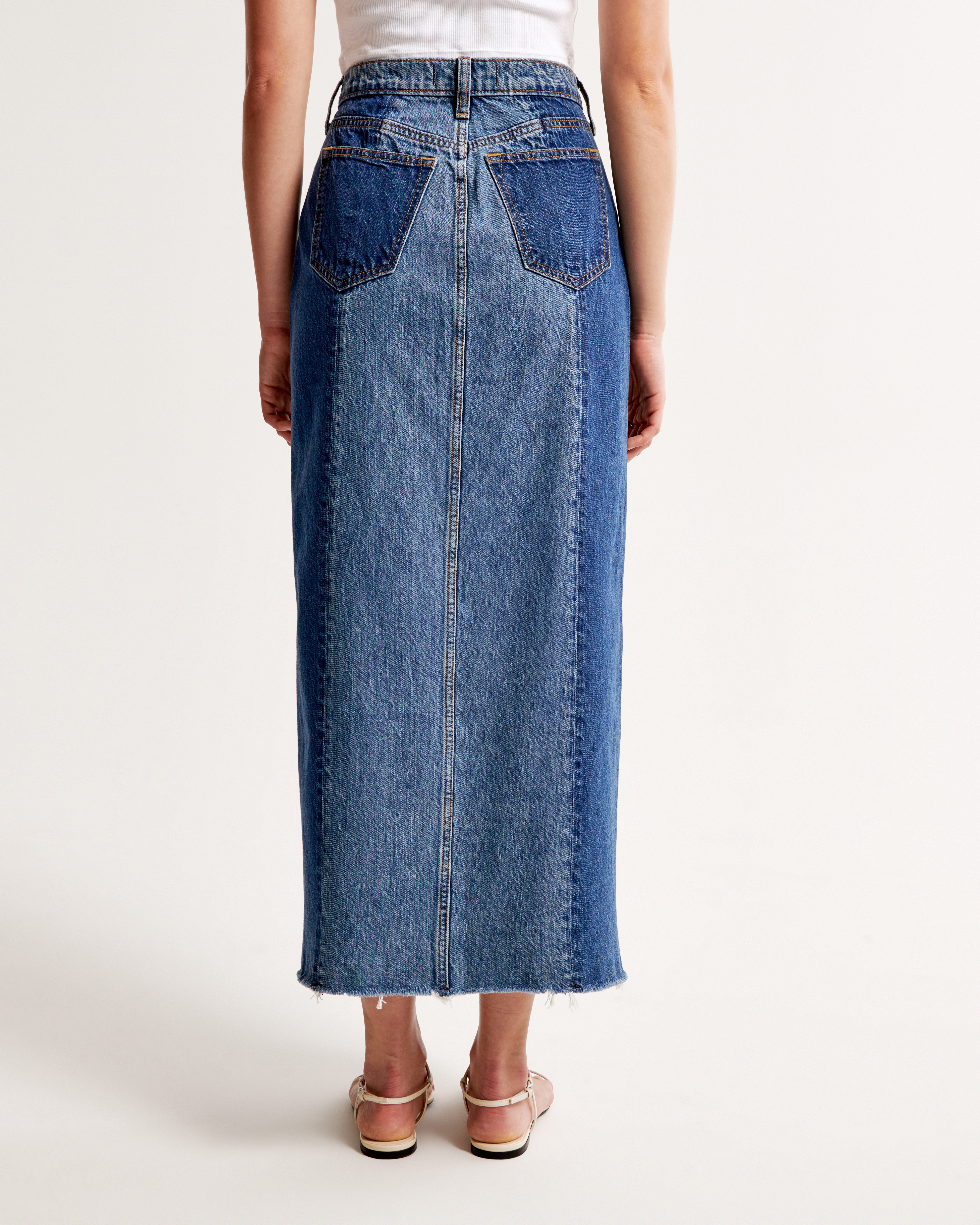 Colored clearance denim skirts