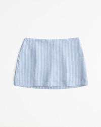 Mid Rise Menswear Mini Skort