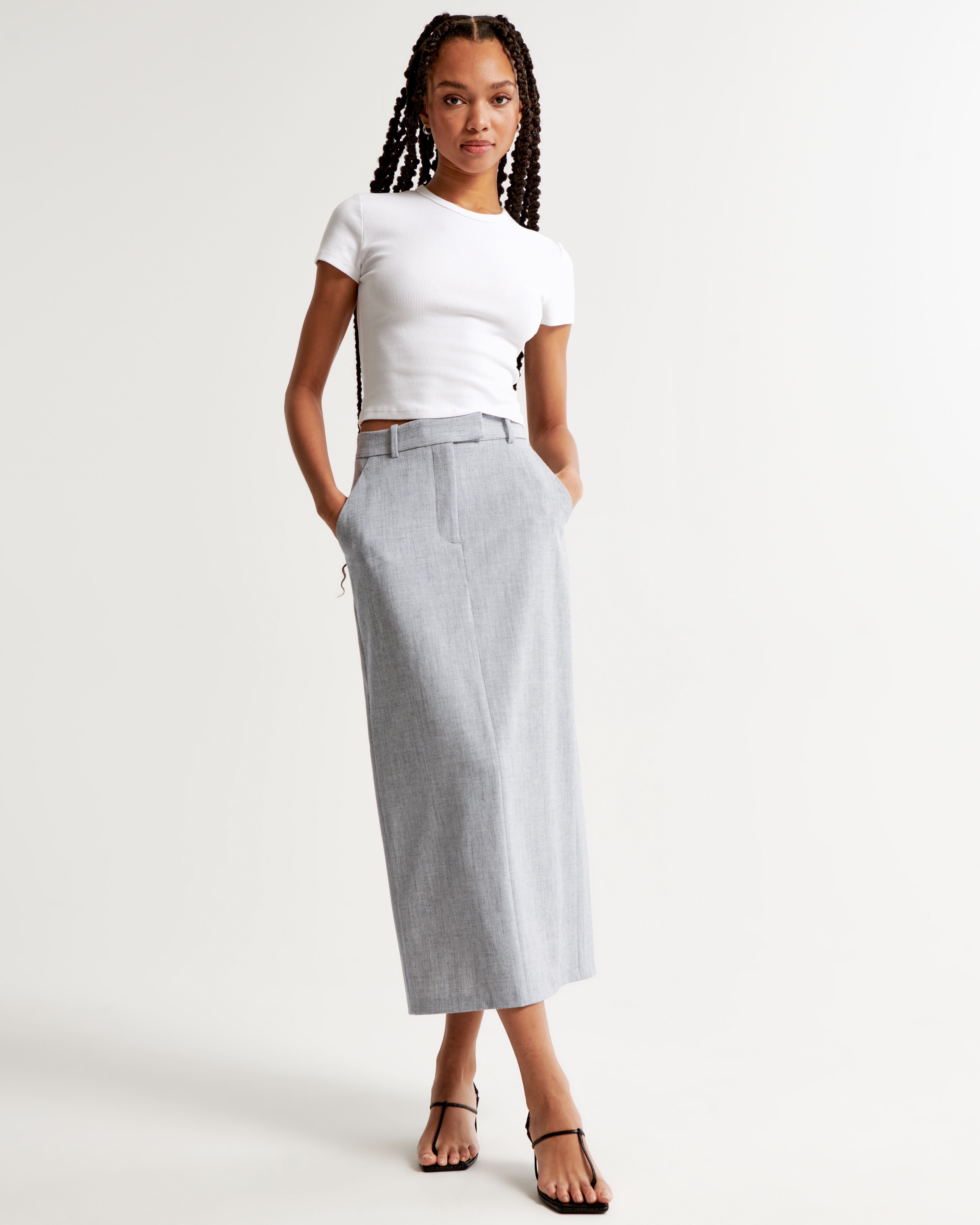 Tailored Maxi Skirt