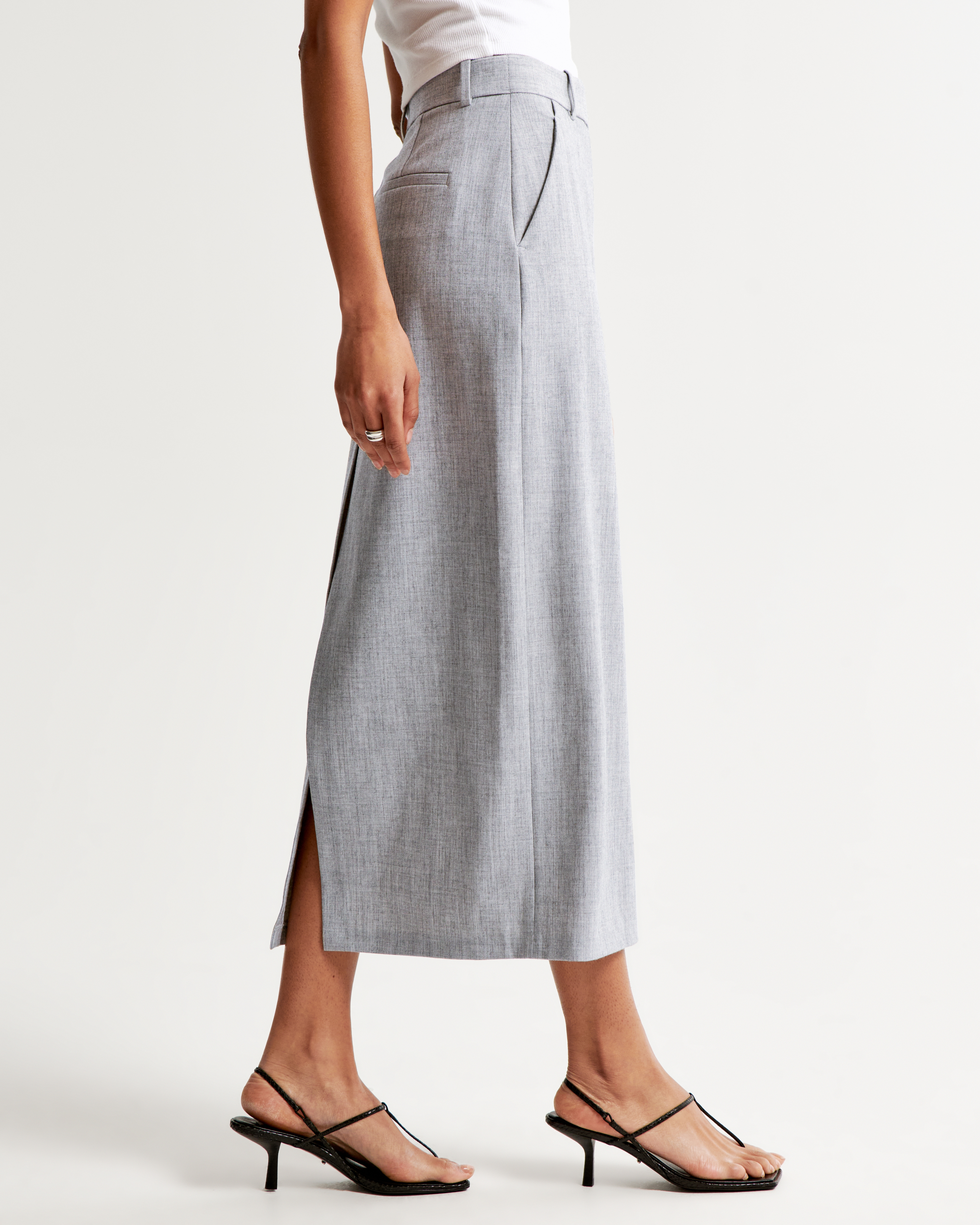 Tailored Maxi Skirt