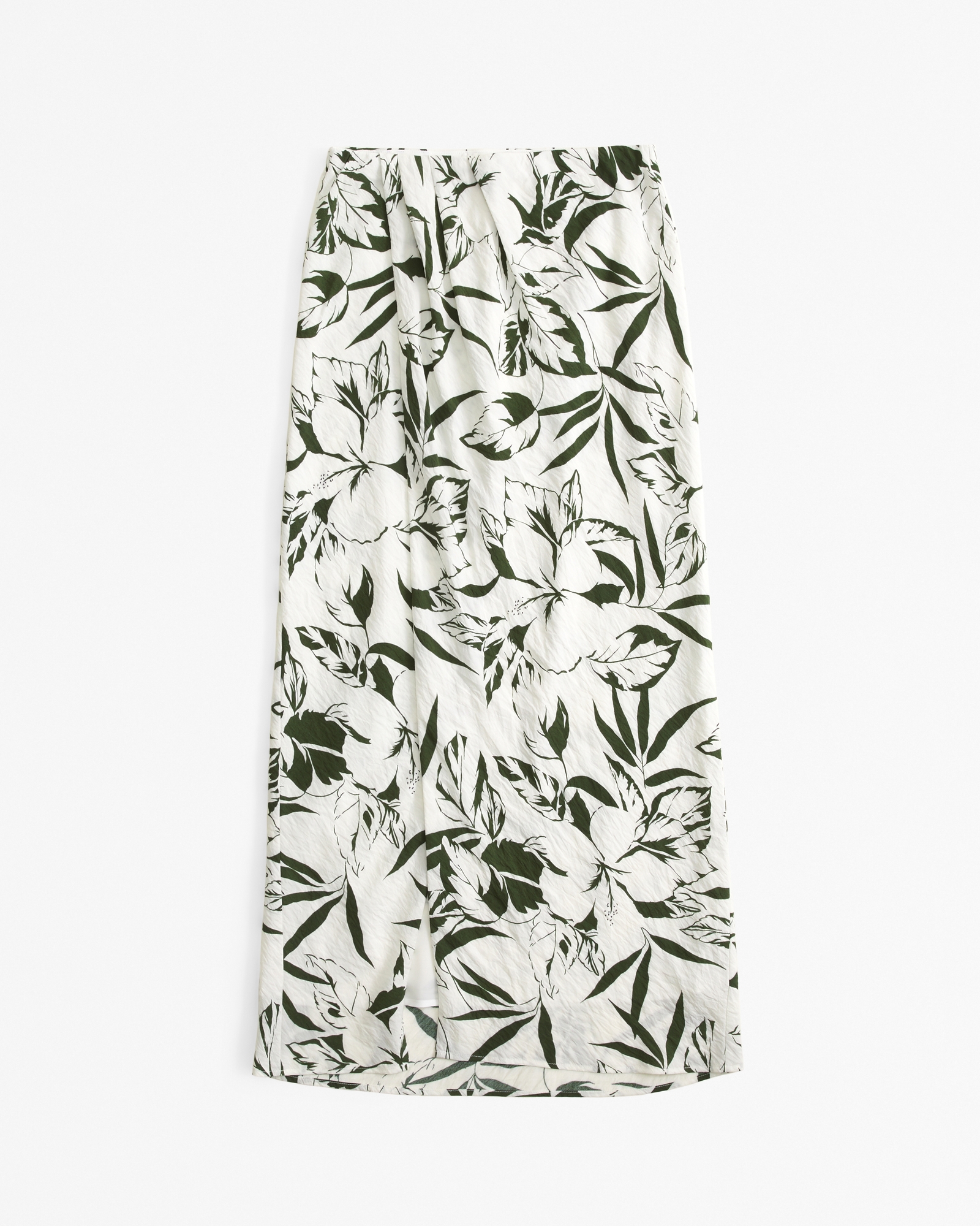 Mid Rise Sarong Maxi Skirt