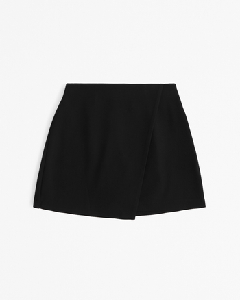 Gold Foil Wrap Front Mini Skort main image 1