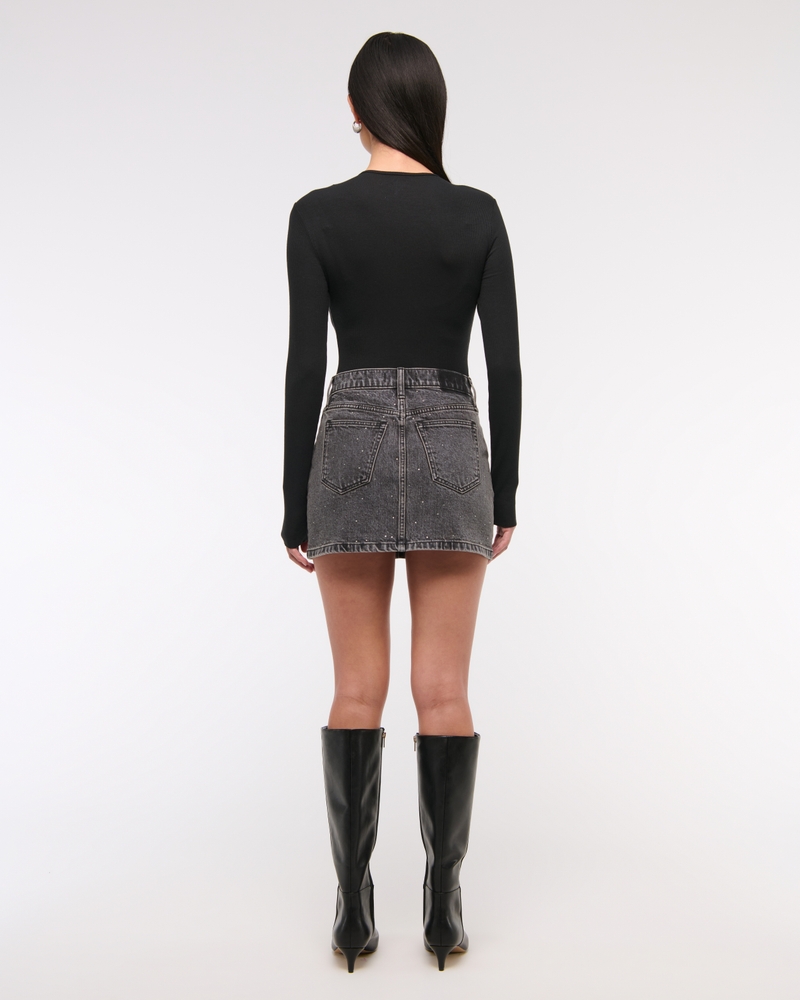 Denim Mini Skirt