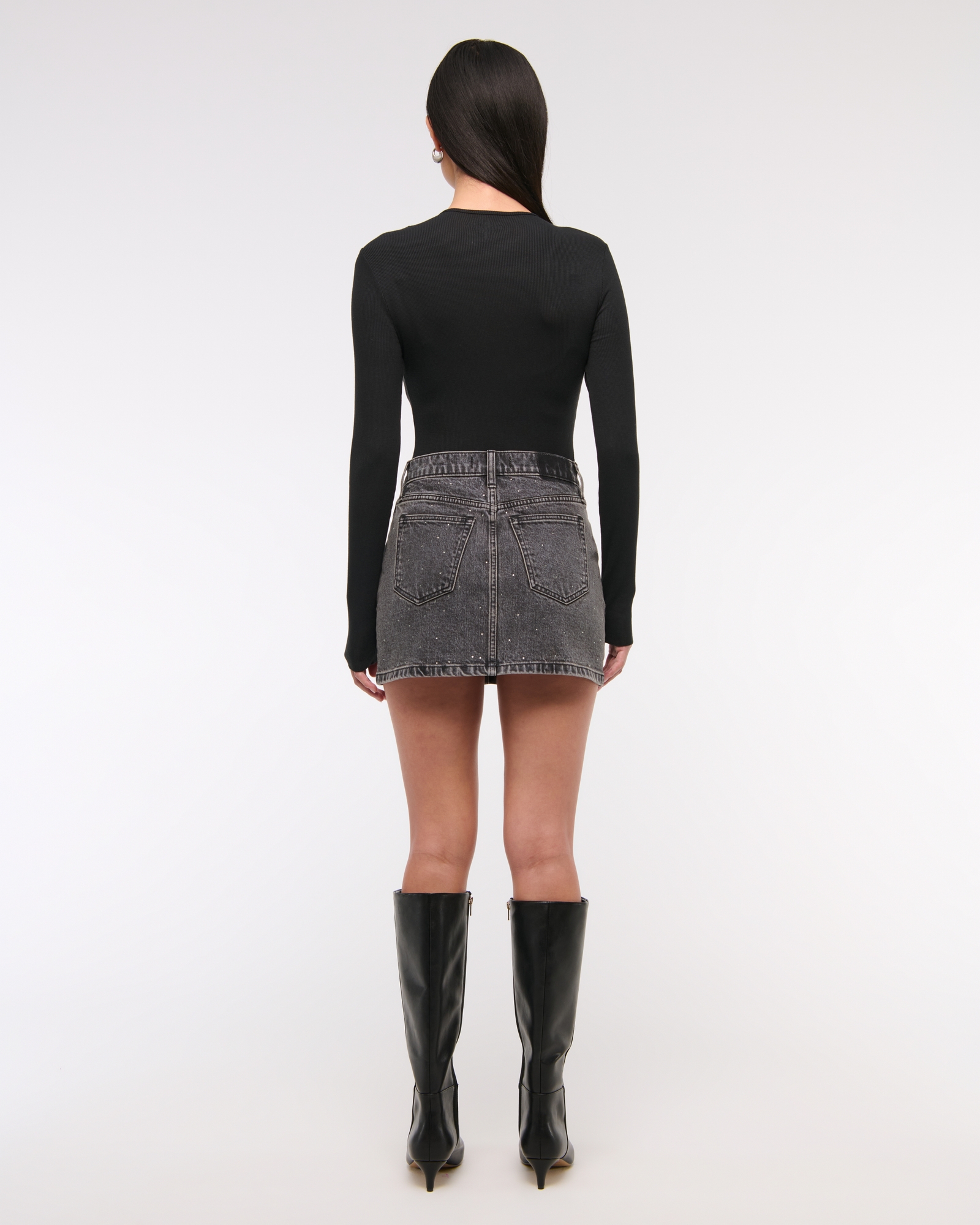 Denim Mini Skirt