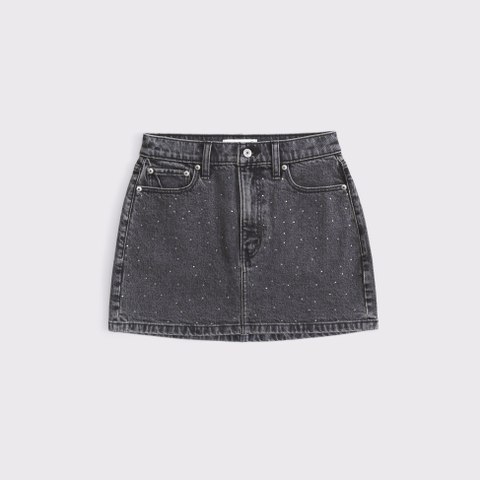 Женские юбки Abercrombie & Fitch Denim Mini Skirt