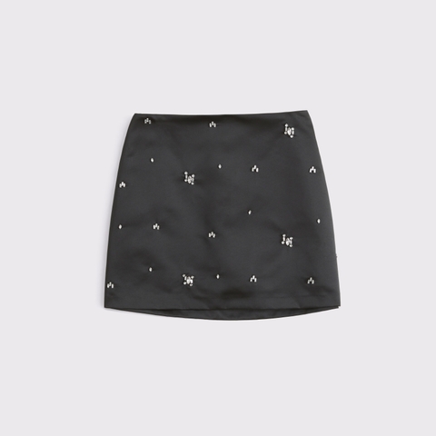 Женские юбки Abercrombie & Fitch The A&F Scarlett Satin Mini Skort