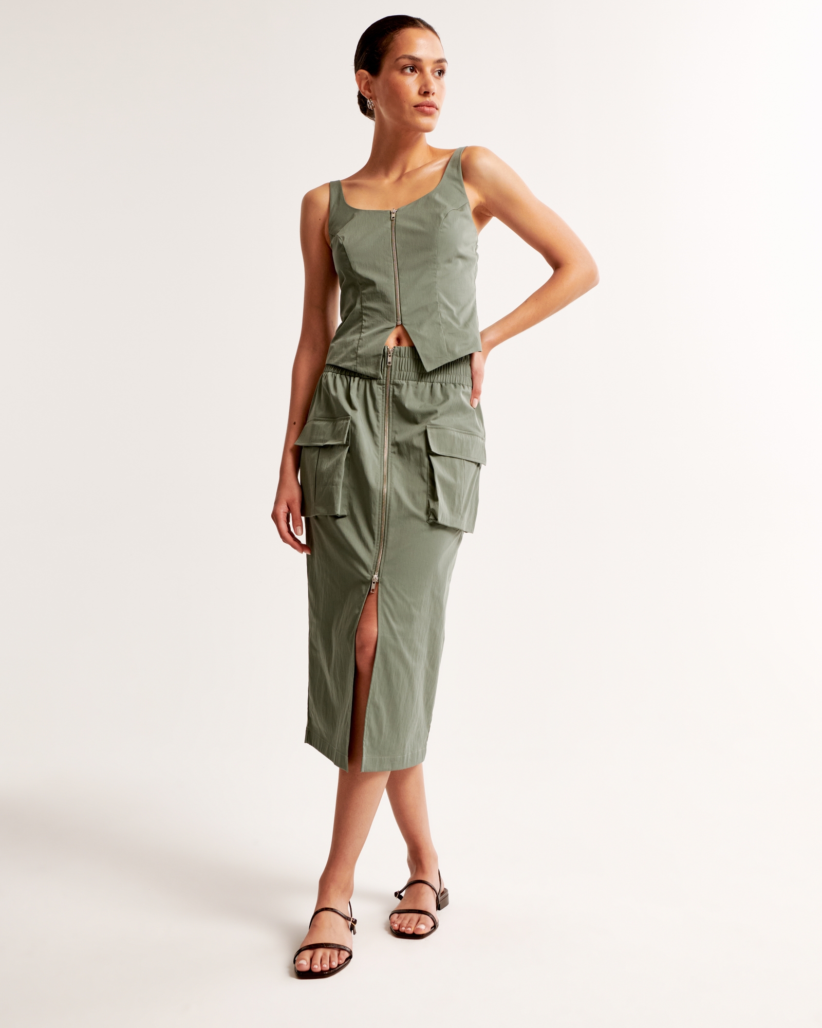 Cargo Maxi Skirt
