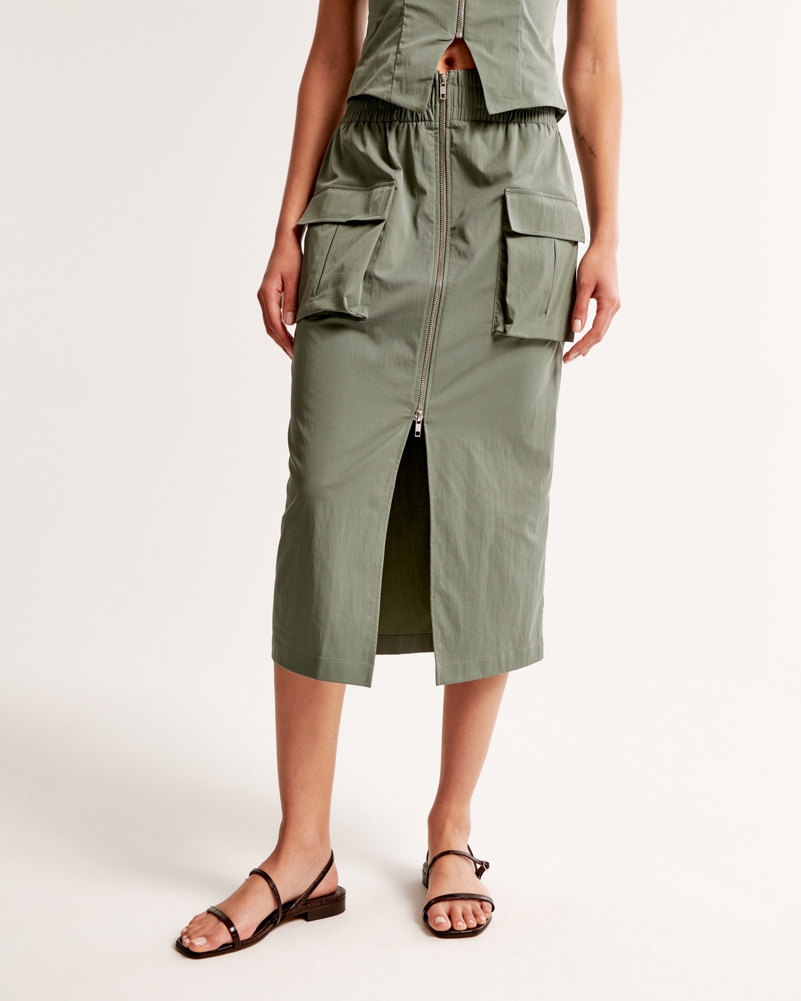 Cargo Maxi Skirt