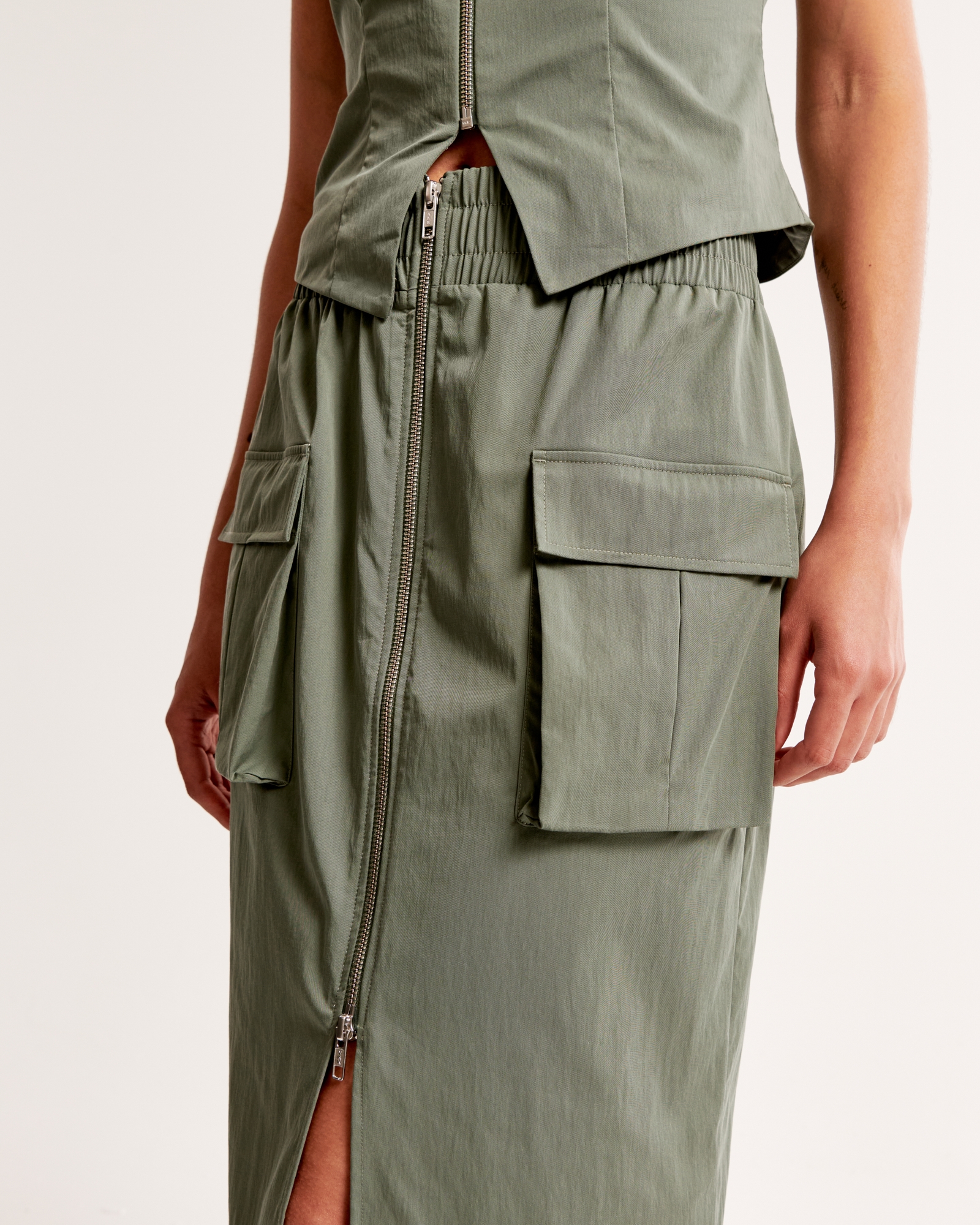 Cargo Maxi Skirt
