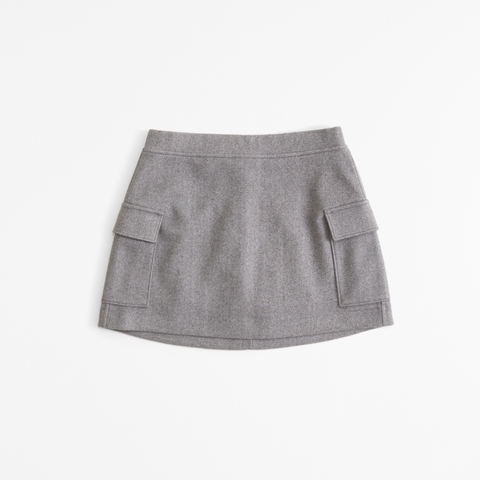 Женские юбки Abercrombie & Fitch Cargo Fleece Mini Skirt