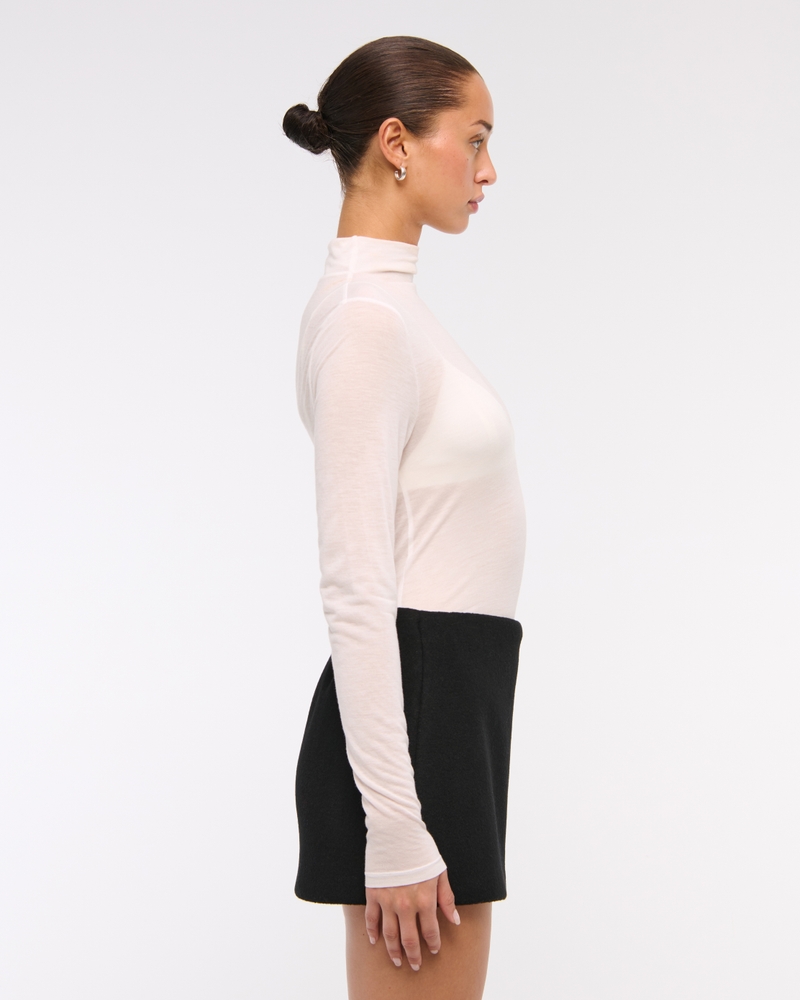 Mid Rise Wrap Skort