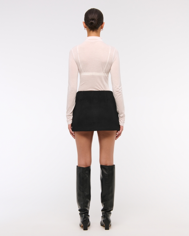 Mid Rise Wrap Skort