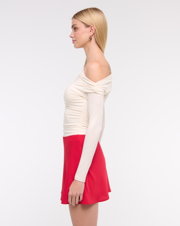 High Rise Flirty Mini Skort