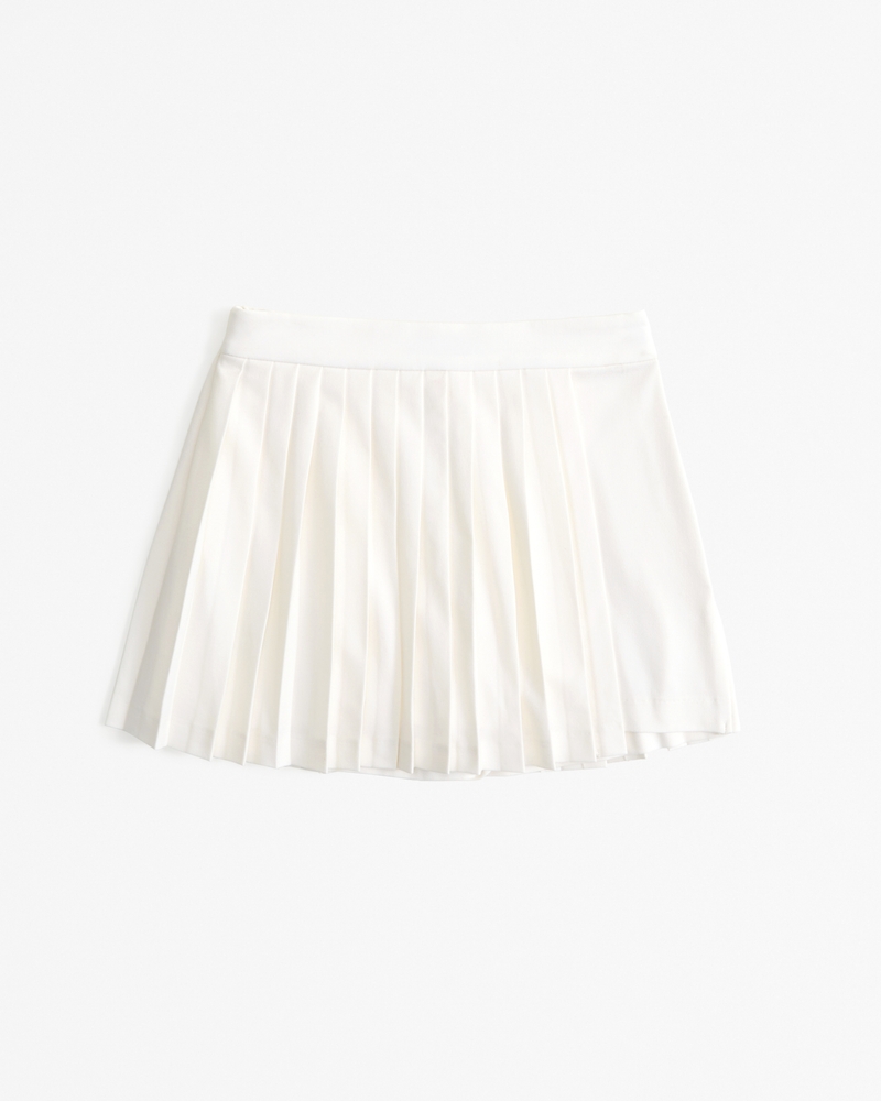 Women's Pleated Wrap Mini Skort | Women's Bottoms | Abercrombie.com