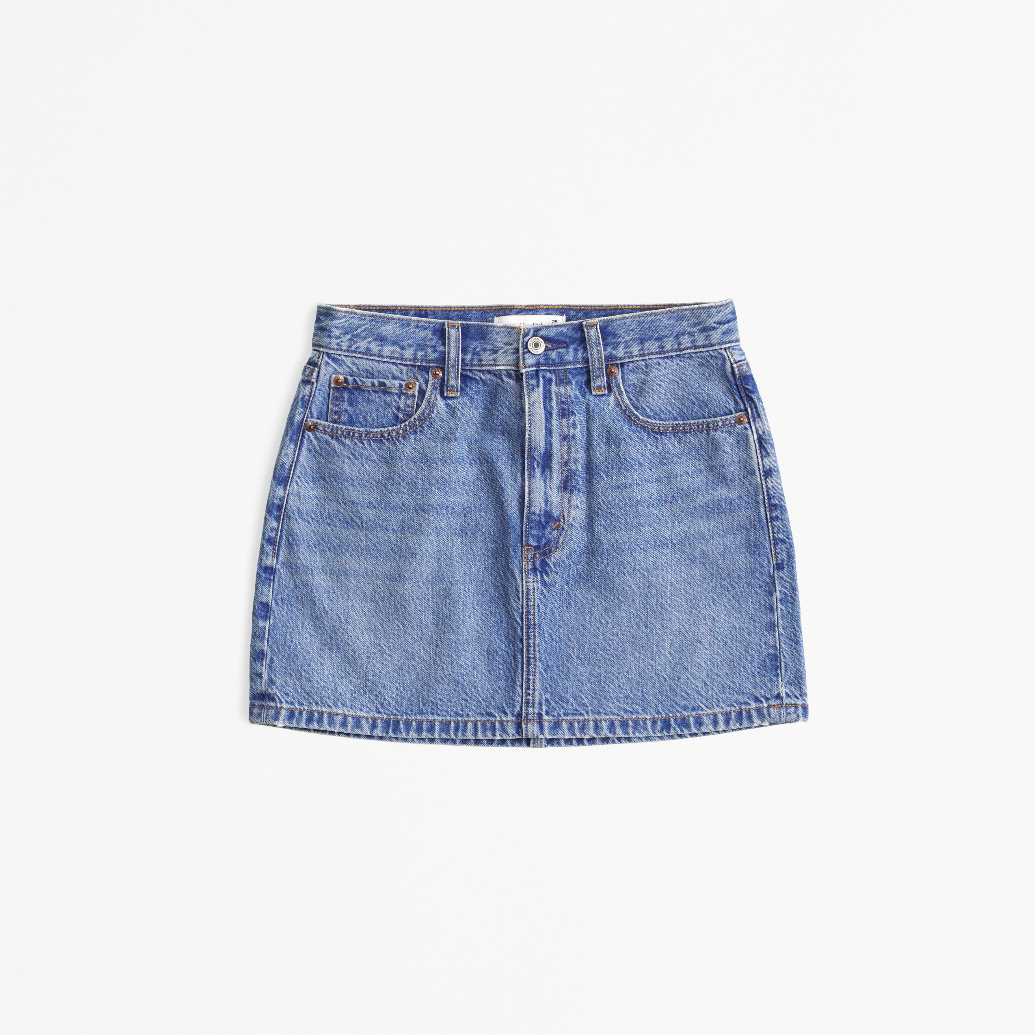 Denim mini skirt abercrombie best sale