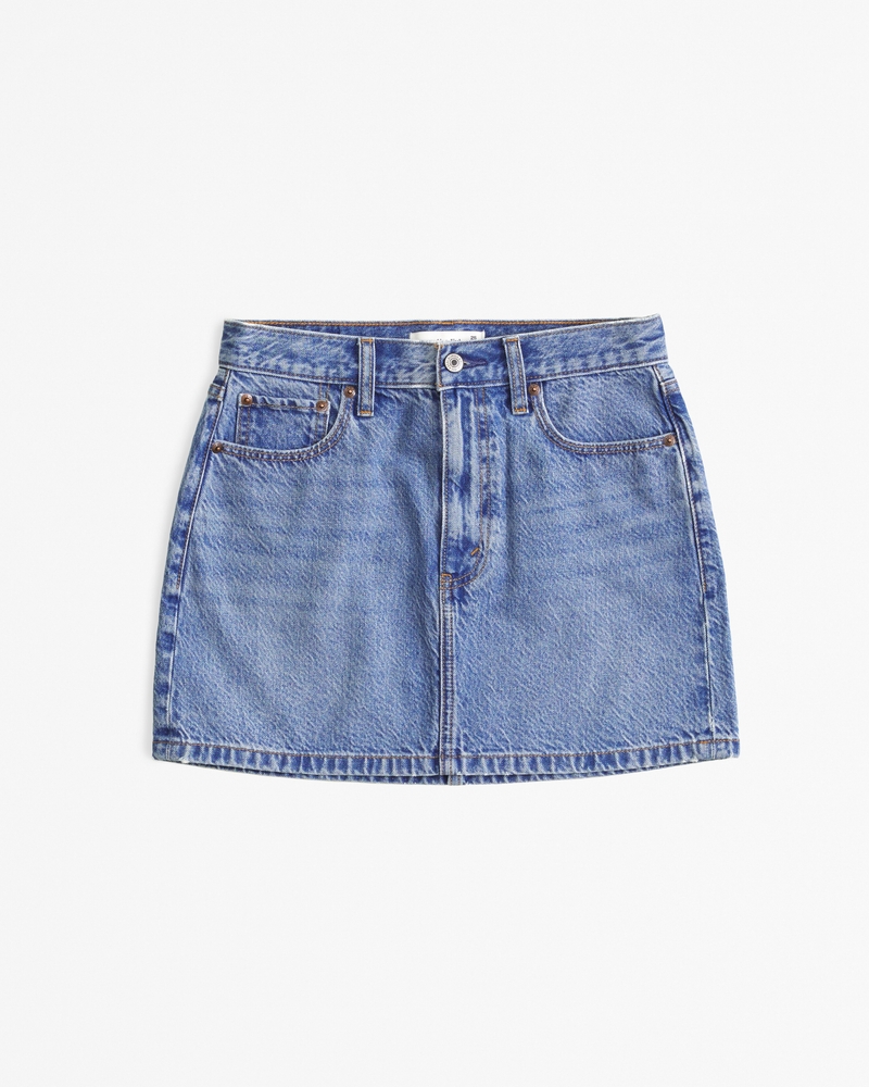 Sweet Daily Solid Make Old Pocket Denim Skirts Sweet Daily Solid Make Old Pocket Denim Skirts