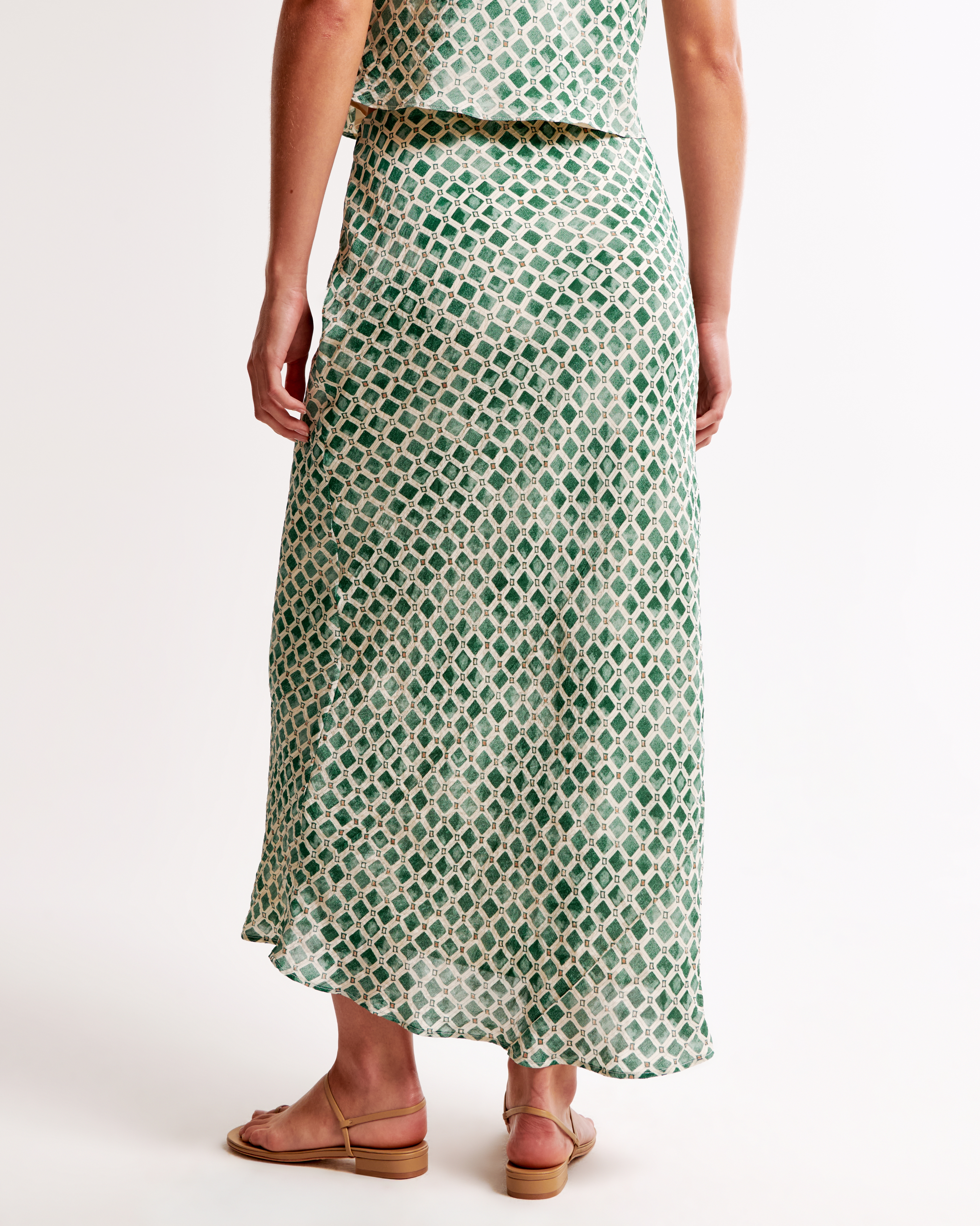 Women's Crinkle Nylon Maxi Skirt | Women's Clearance
