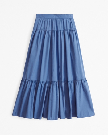 BY DESIGN Abigail Poplin Maxi Skirt
