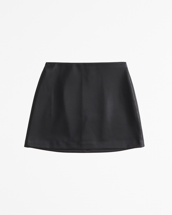 Women's The A&F Scarlett Vegan Leather Mini Skort | Women's