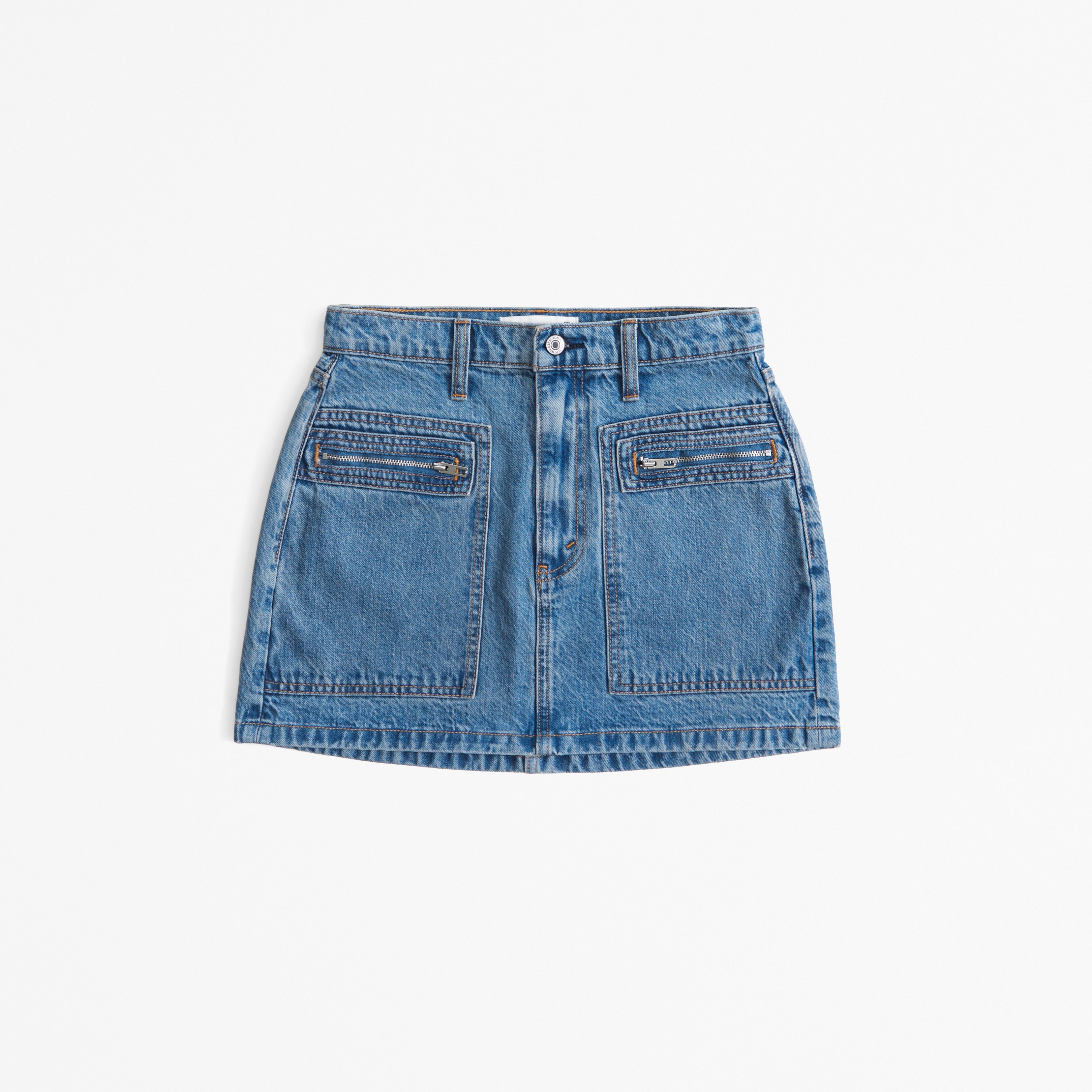 Women s Denim Studded Mini Skirt Women s Bottoms Abercrombie