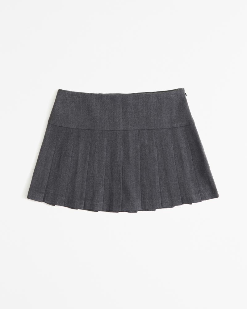 Women s High Rise Pleated Mini Skort Women s Clearance Abercrombie