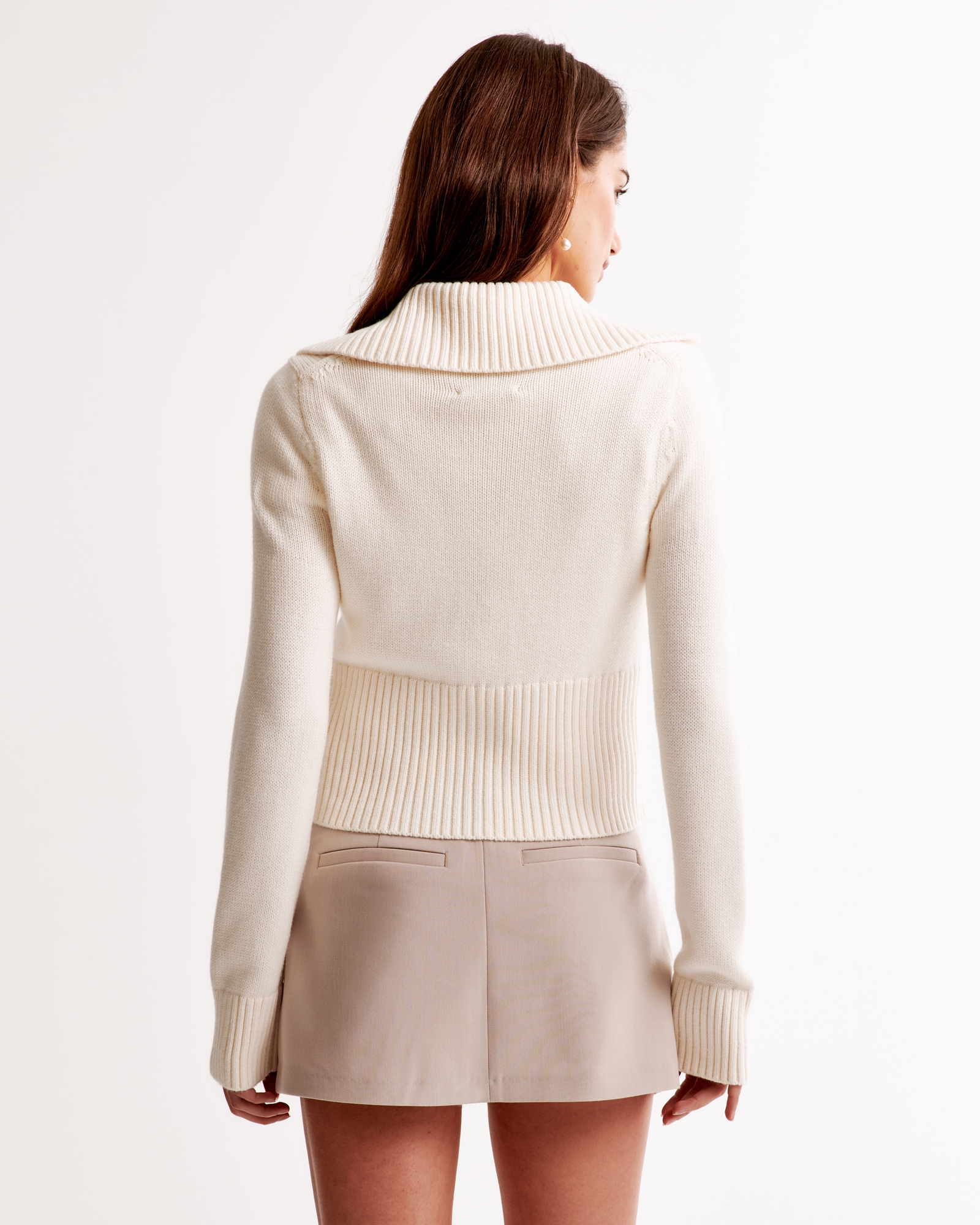 Mid Rise Pleated Mini Skort