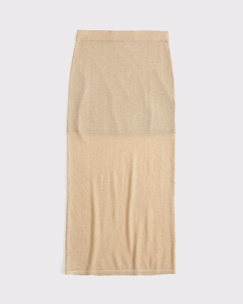 Sweater knit maxi skirt clearance