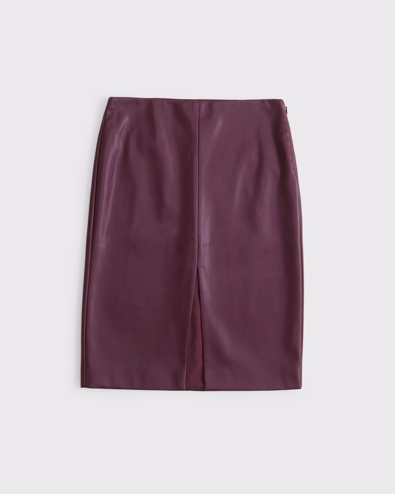 【海外限定】REISSレザースカート☆Burgundy Miley Leather Penc Buy Reiss Burgundy Miley Leather Pencil Skirt from Next USA