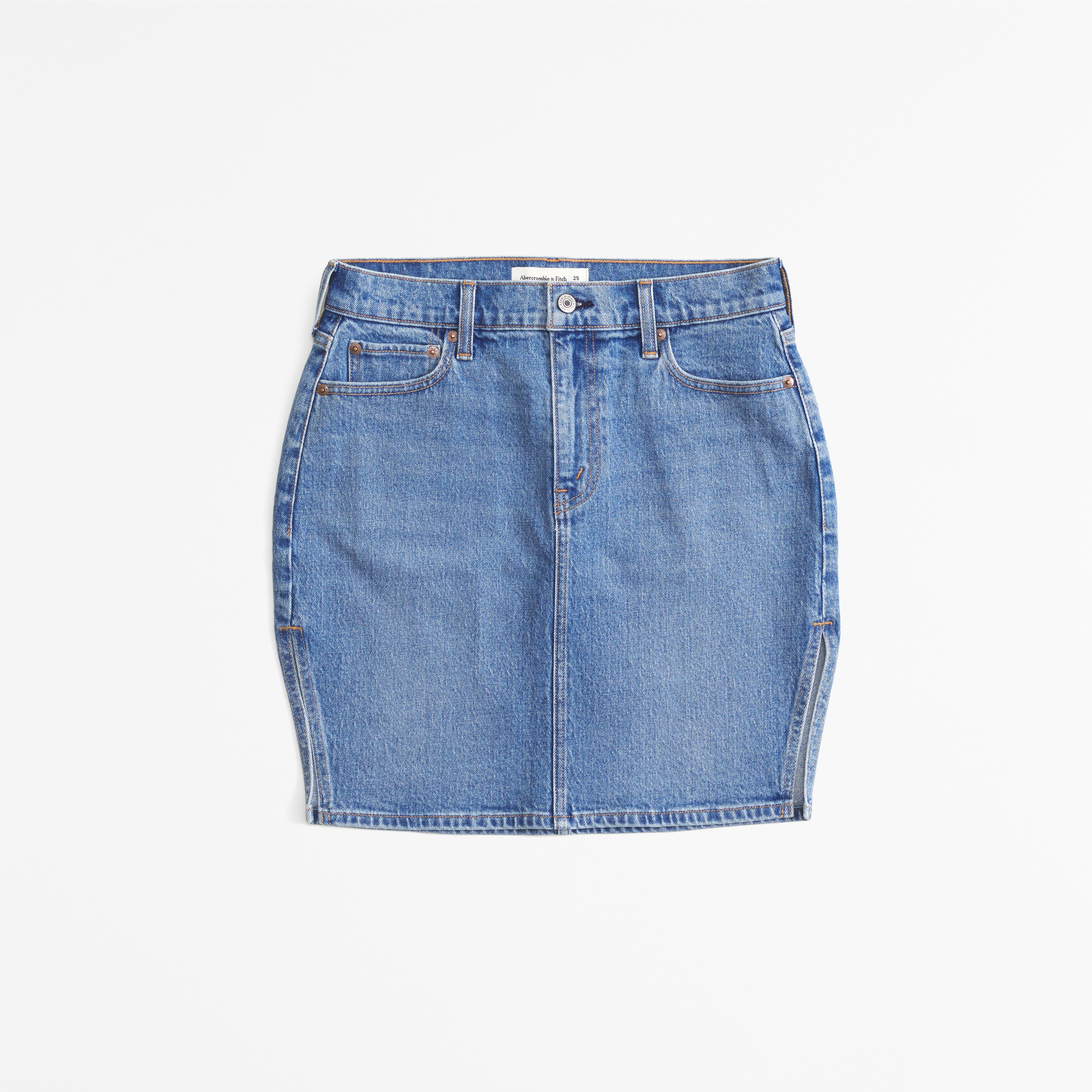 Women's Mid Rise Denim Pencil Midi Skirt | Women's Clearance