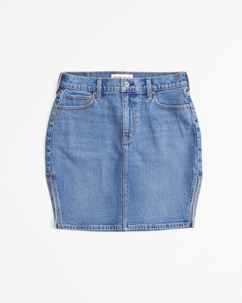 Women's Mid Rise Denim Pencil Midi Skirt | Women's Clearance