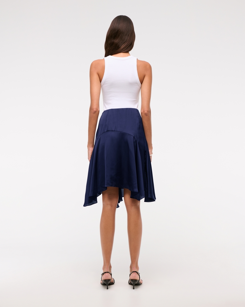 Satin Midi Skirt