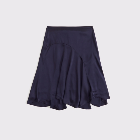 Женские юбки Abercrombie & Fitch Satin Midi Skirt