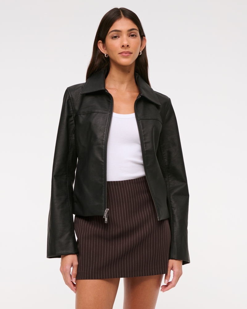 Mid Rise Pleated Mini Skort