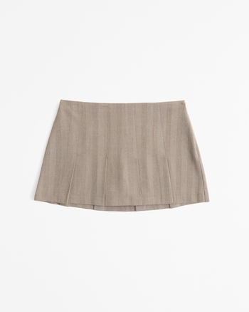 Women s Mid Rise Pleated Mini Skort Women s Bottoms Abercrombie