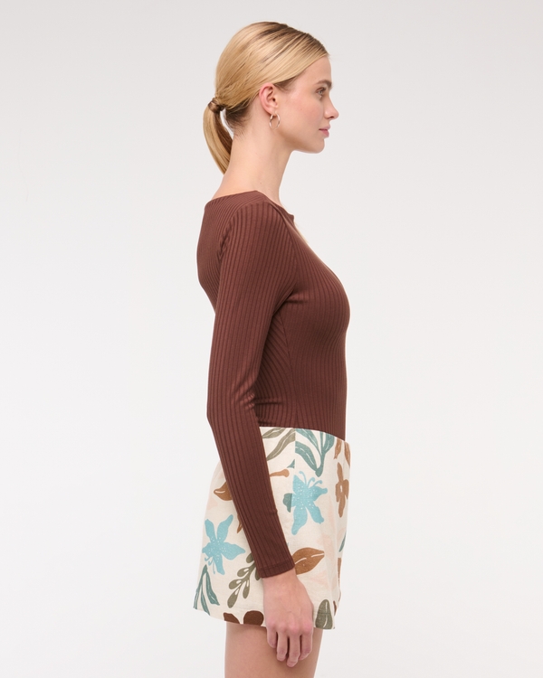 Mid Rise Mini Skort
