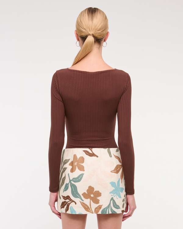 Mid Rise Mini Skort