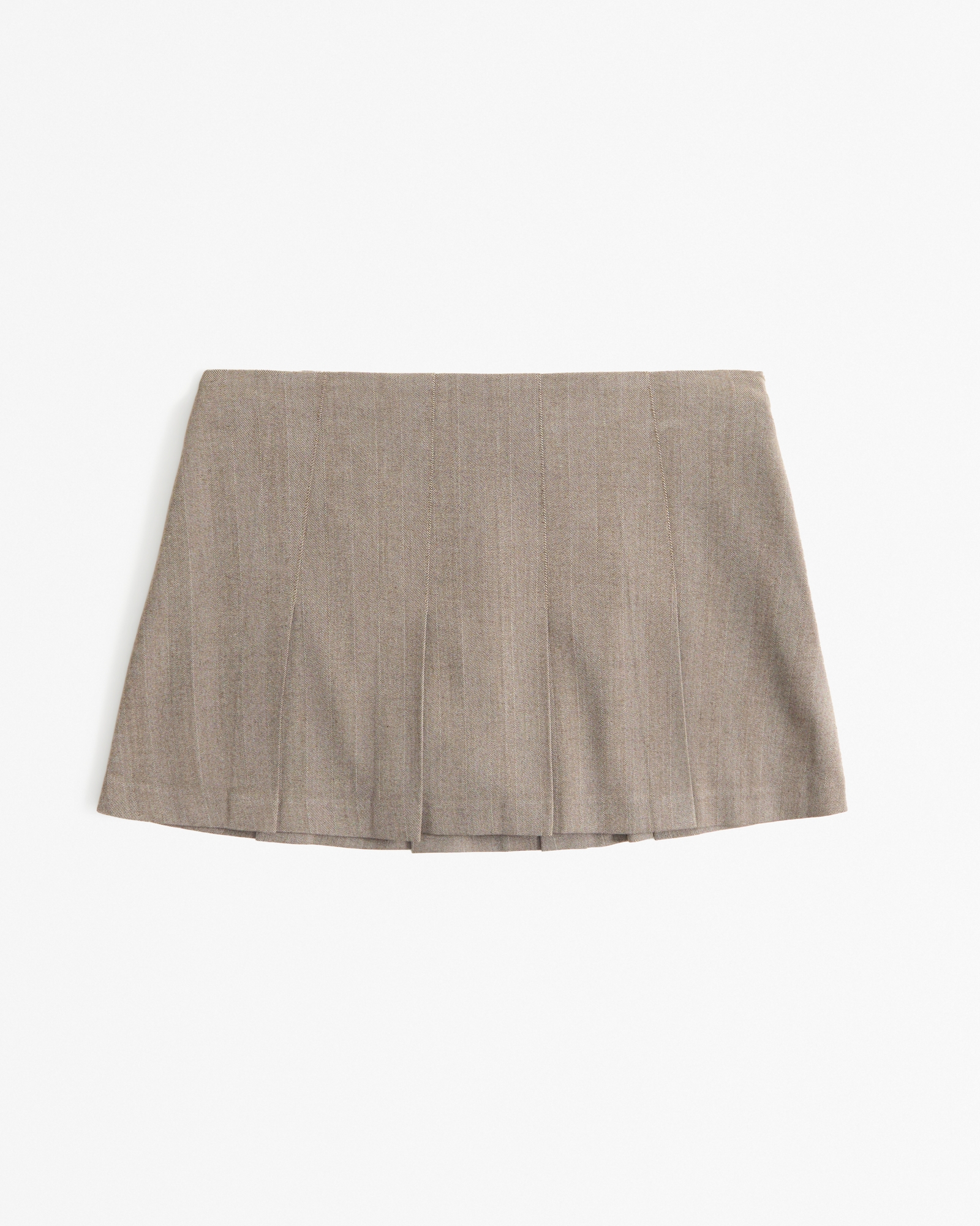 Mid Rise Pleated Skort