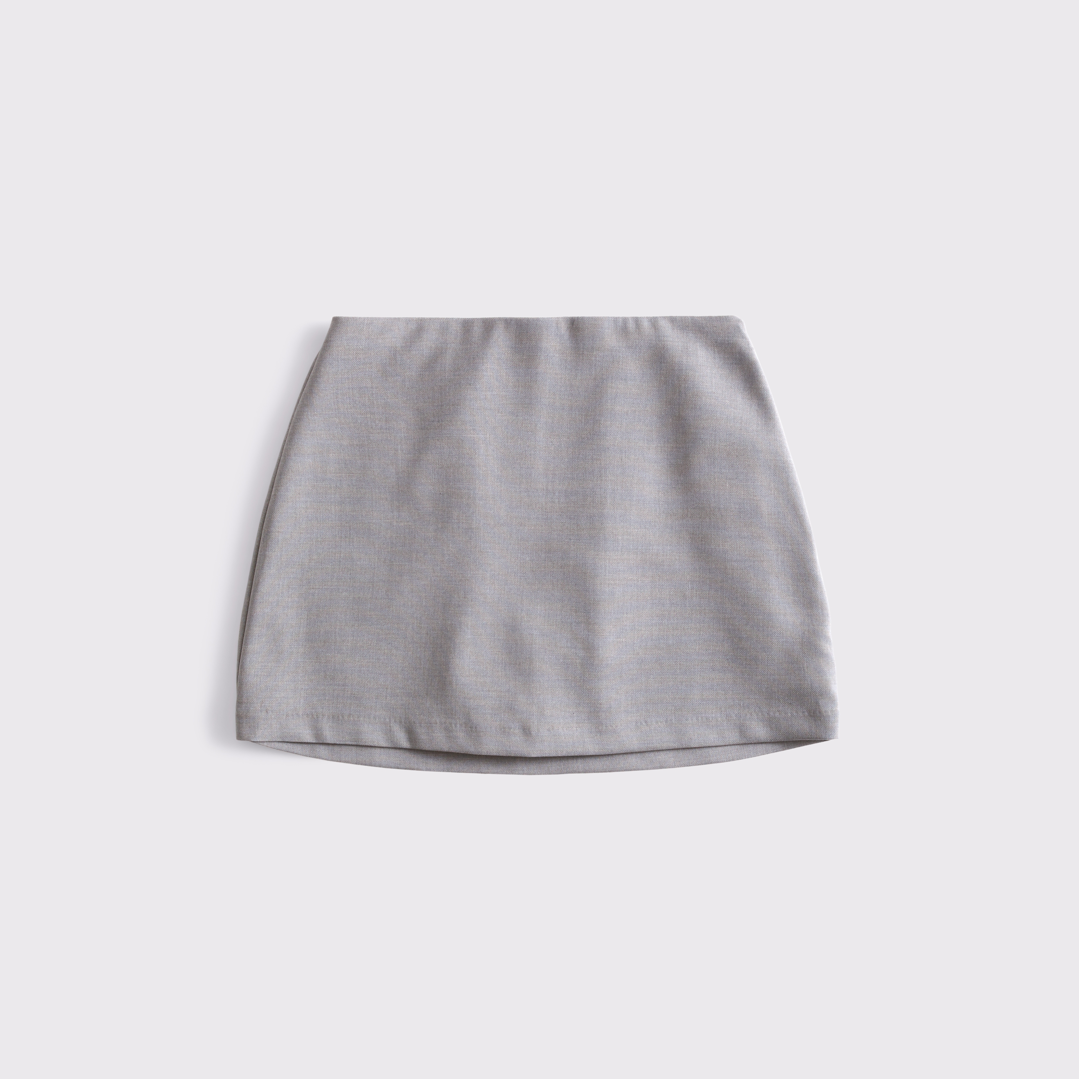 Abercrombie & Fitch The A&f Scarlett Curve Love Mini Skort In Gray
