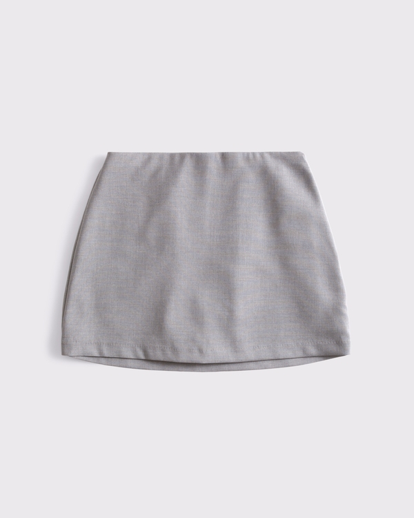 The A&F Scarlett Curve Love Mini Skort, Gray view 1