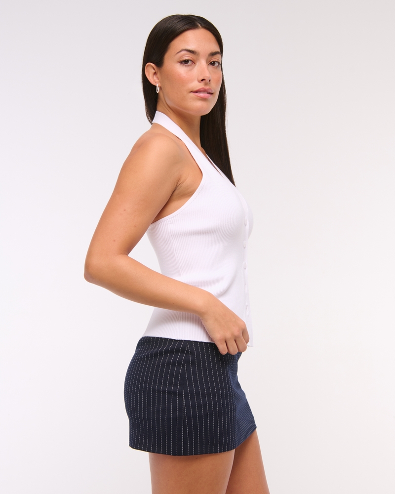 The A&F Scarlett Curve Love Suiting Mini Skort