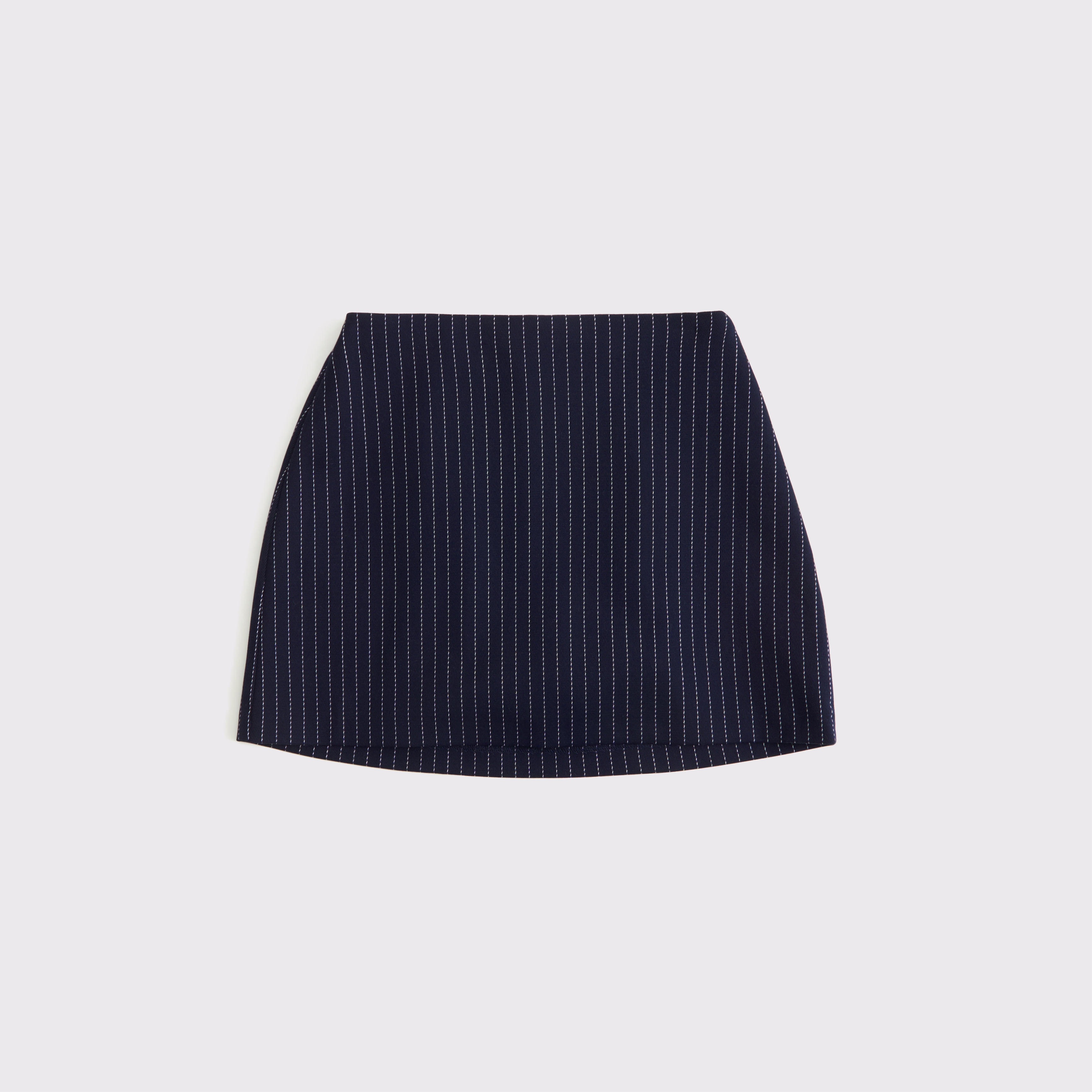 Abercrombie & Fitch The A&f Scarlett Curve Love Suiting Mini Skort In Blue